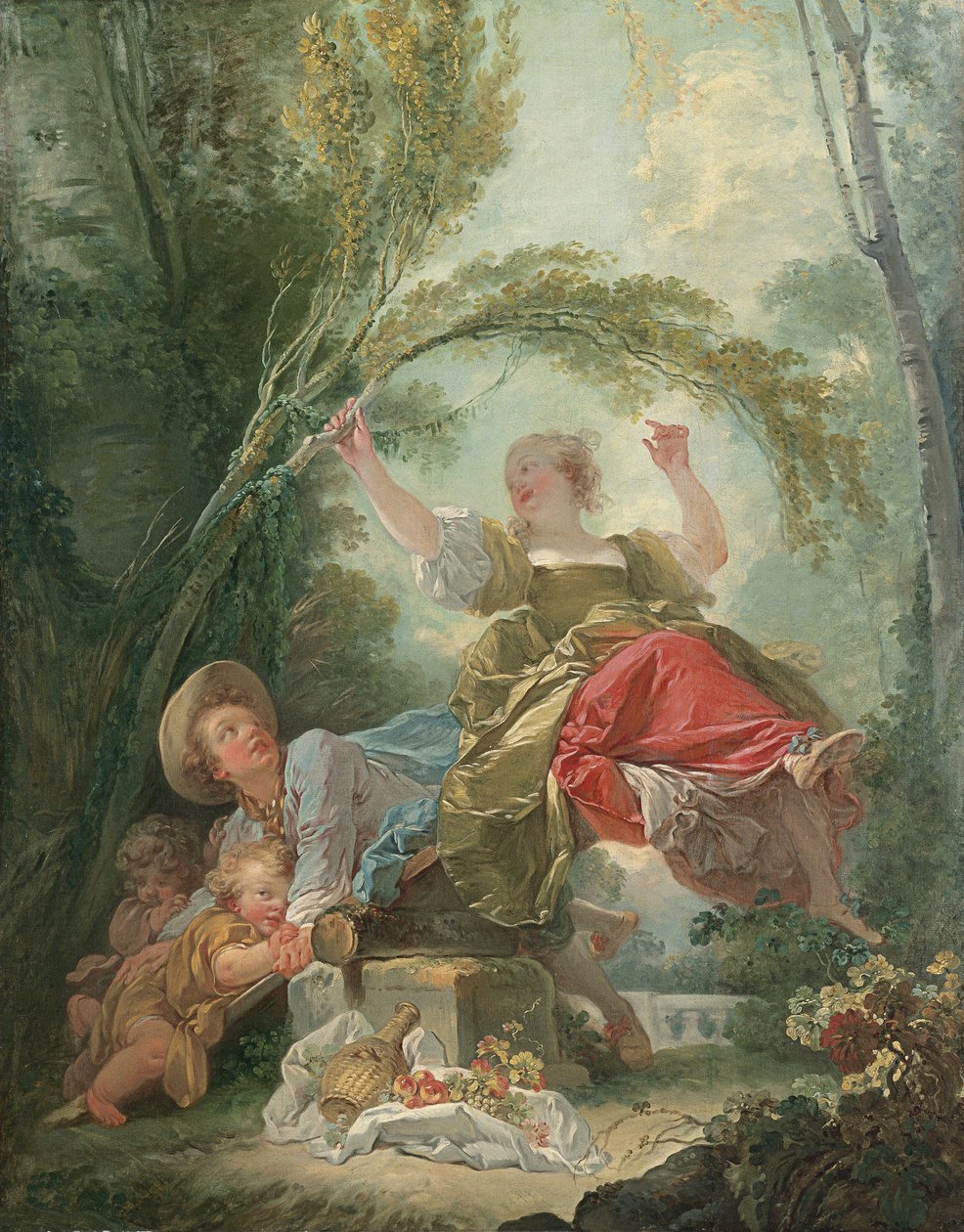 Houpačka od Jean Honore Fragonard
