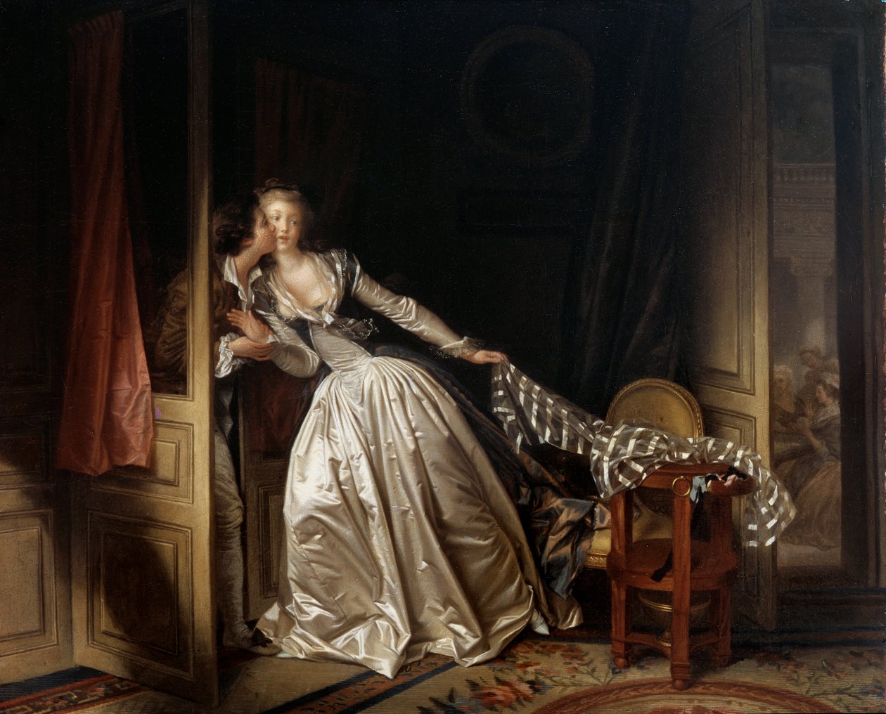 Ukradený polibek, konec 80. let 18. století. od Jean Honore Fragonard