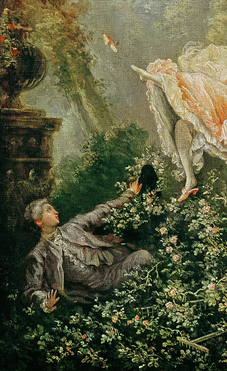 Houpačka (detail 156532) od Jean Honore Fragonard