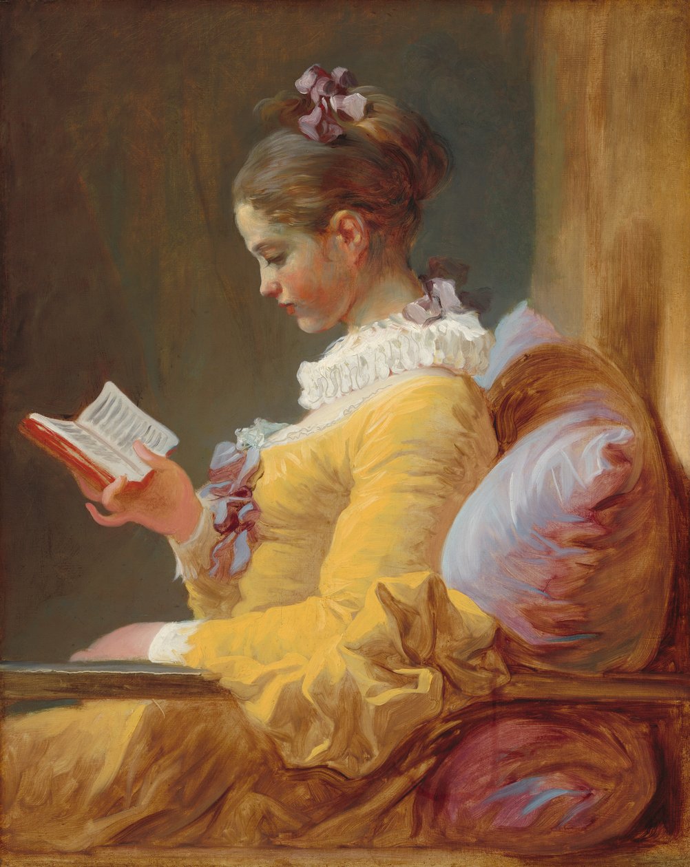 Mladá dívka čtení, c. 1769. od Jean Honore Fragonard