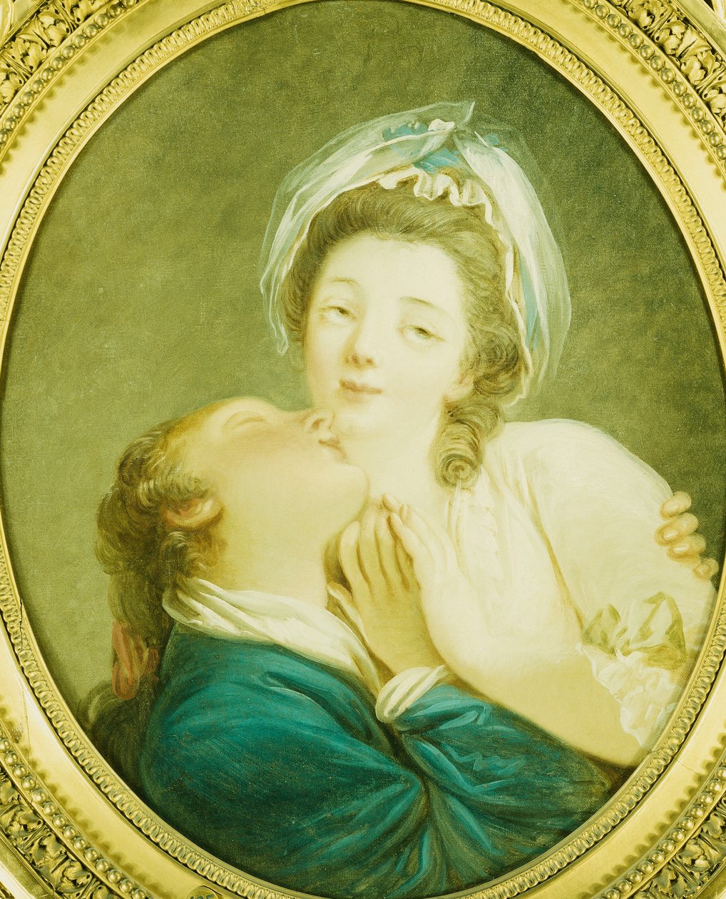 mladí milenci, od Jean Honore Fragonard