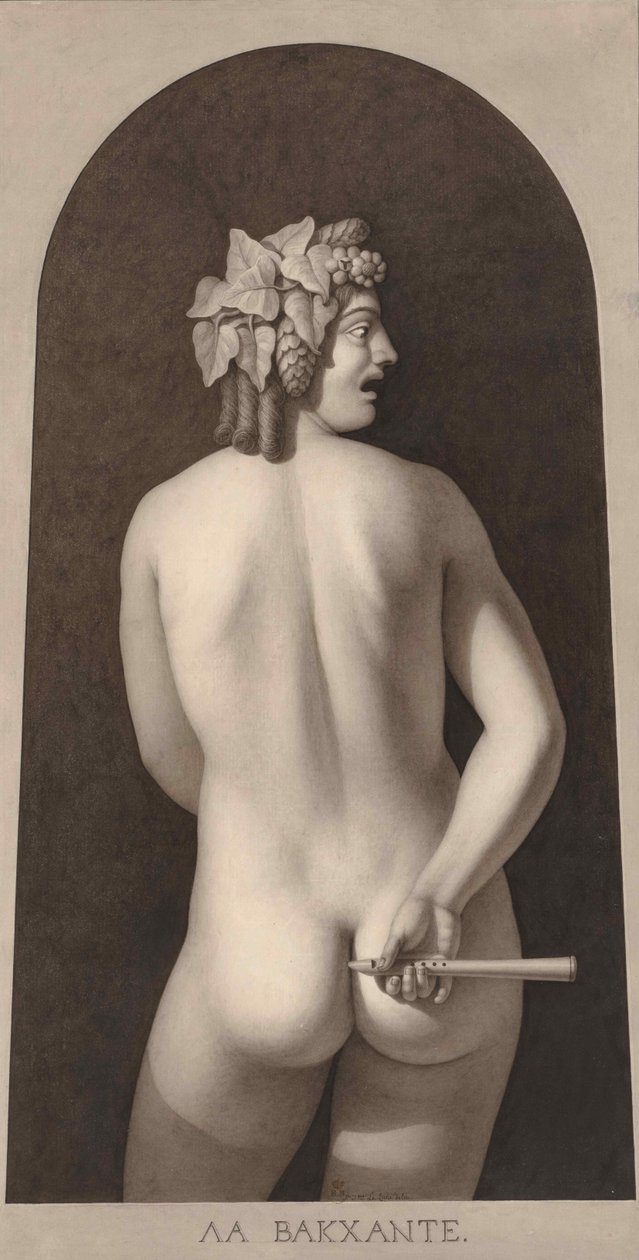 La Bacchante. od Jean Jacques Lequeu