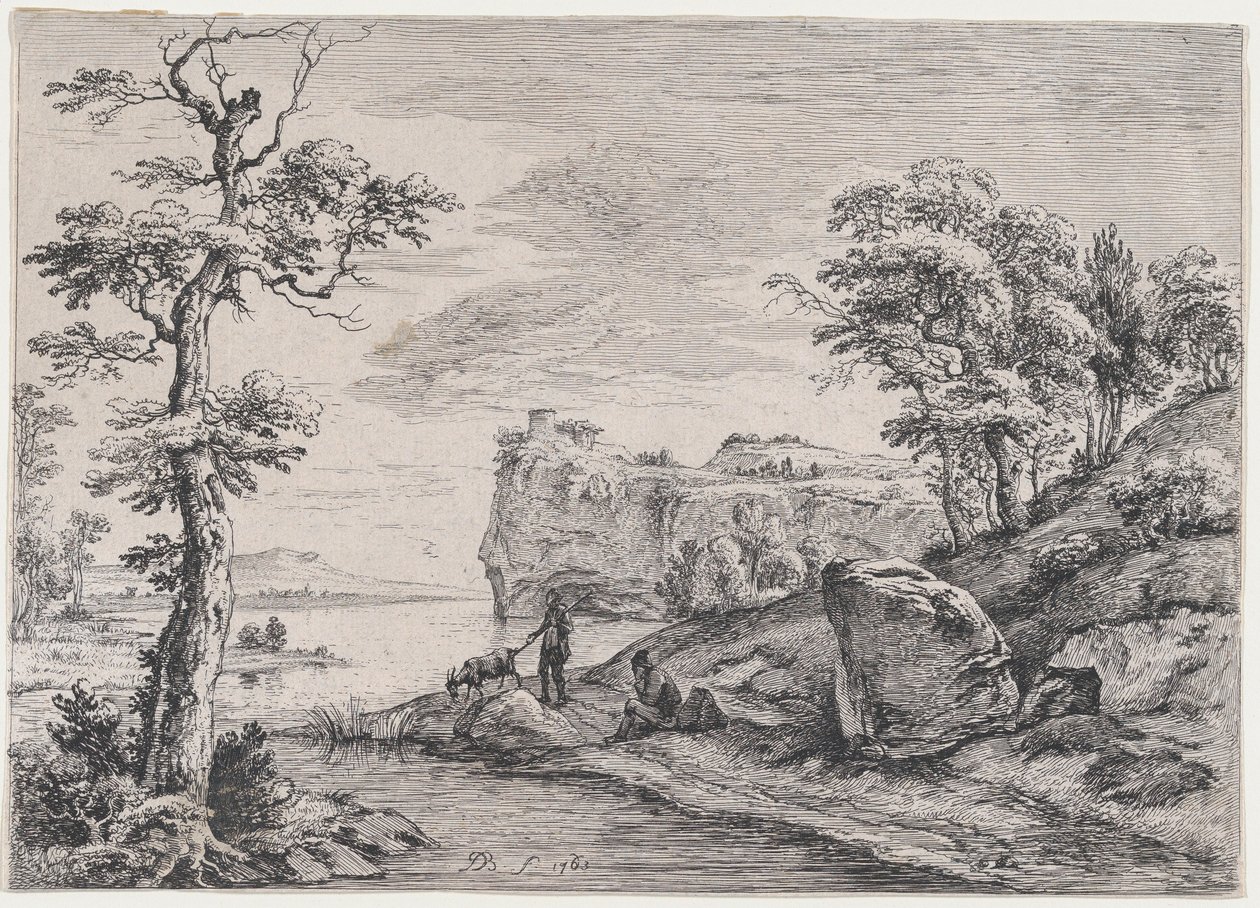 Pastýř koz, 1763. od Jean Jacques de Boissieu