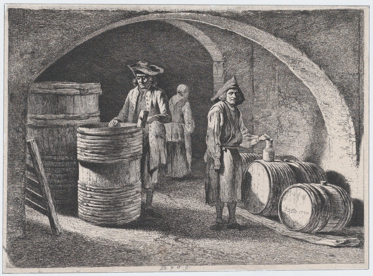 The Small Coopers, 1770. od Jean Jacques de Boissieu