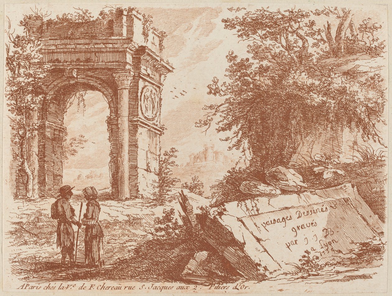 Vítězný oblouk od Jean Jacques de Boissieu