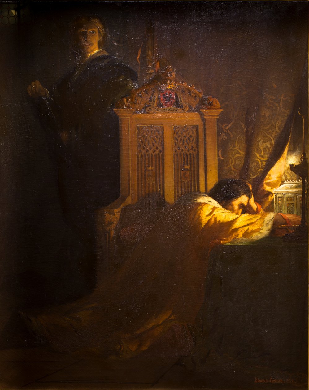 Hamlet a král od Jean Joseph Benjamin Constant