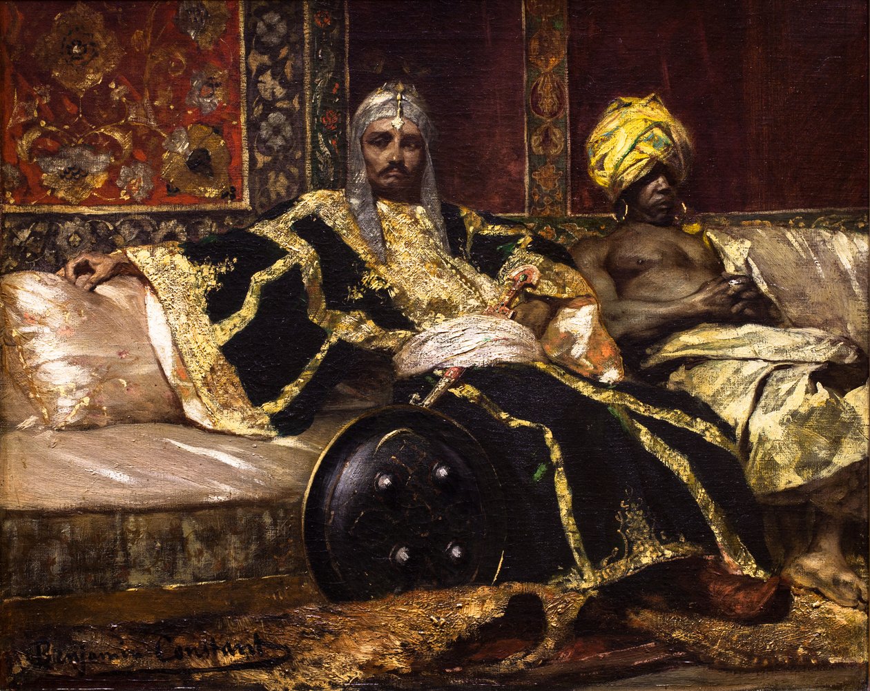 Janičář a eunuch od Jean Joseph Benjamin Constant