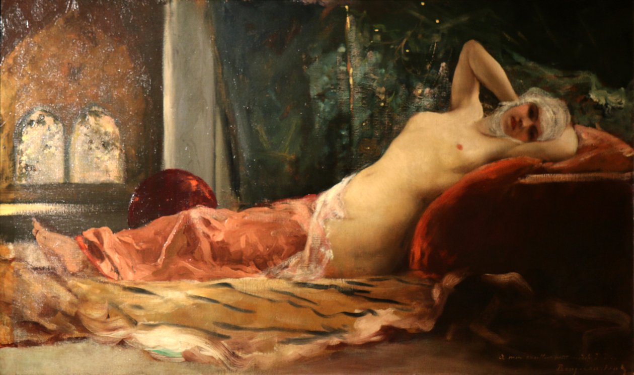 Odalisque. od Jean Joseph Benjamin Constant