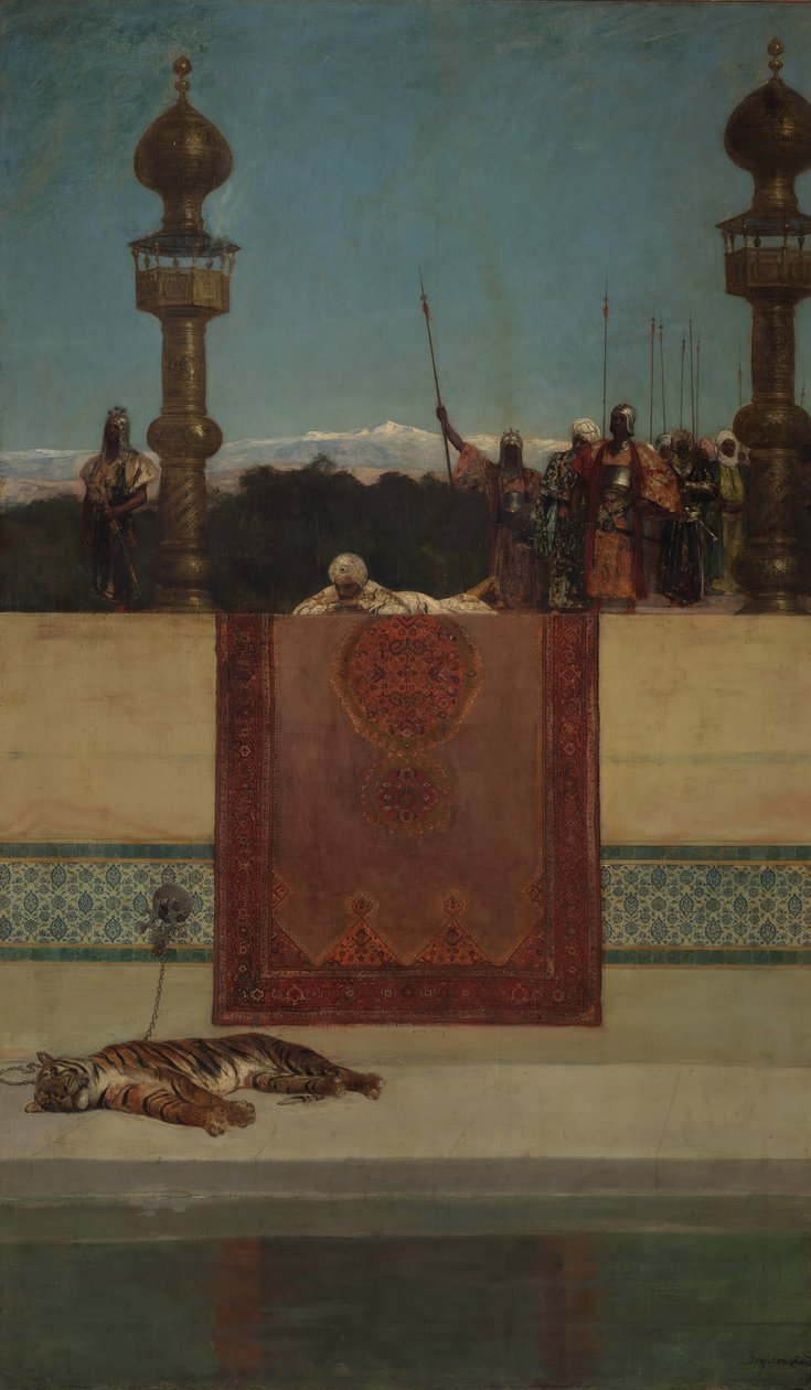 Sultanův tygr. od Jean Joseph Benjamin Constant
