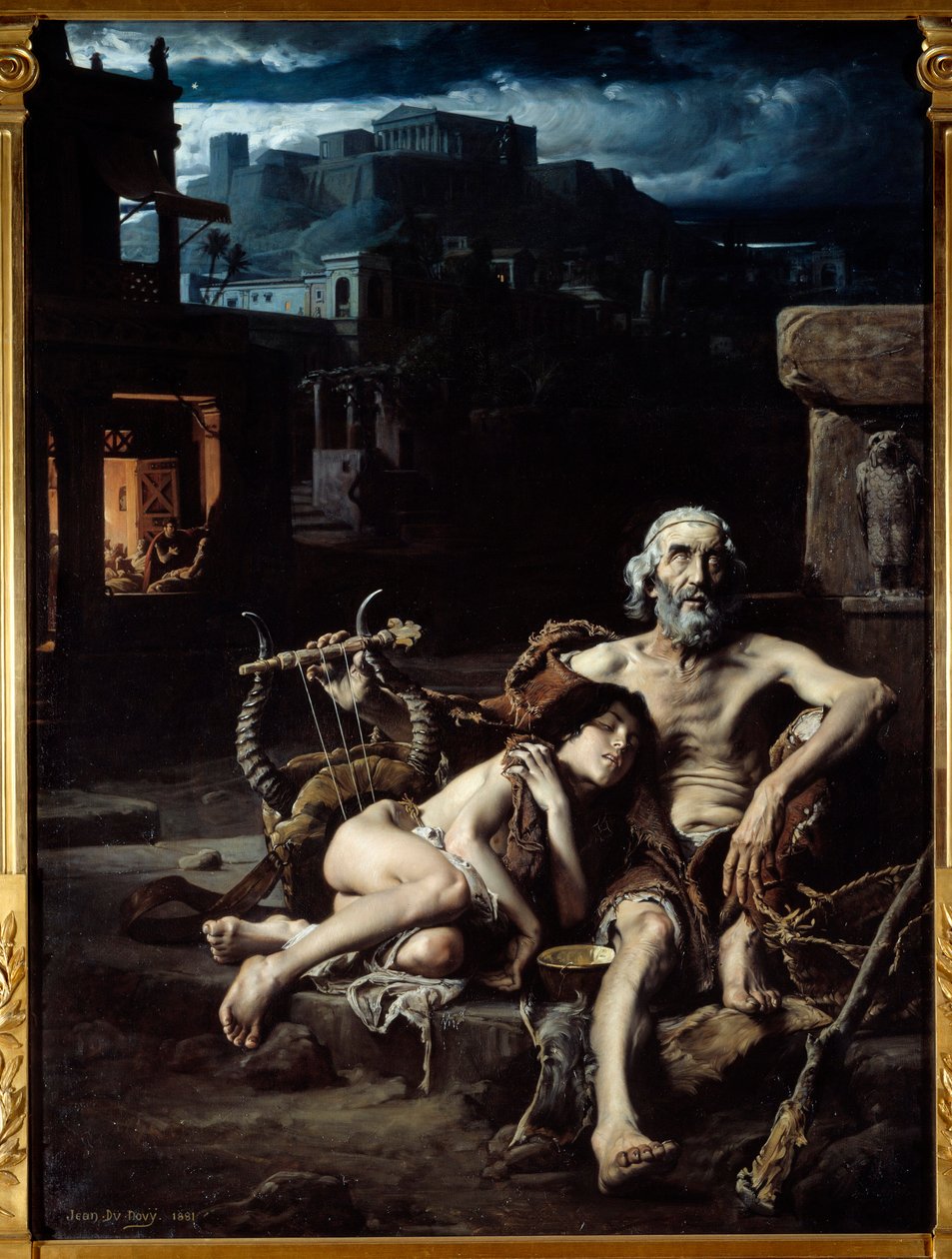 Homere. od Jean Jules Antoine Lecomte du Nouy