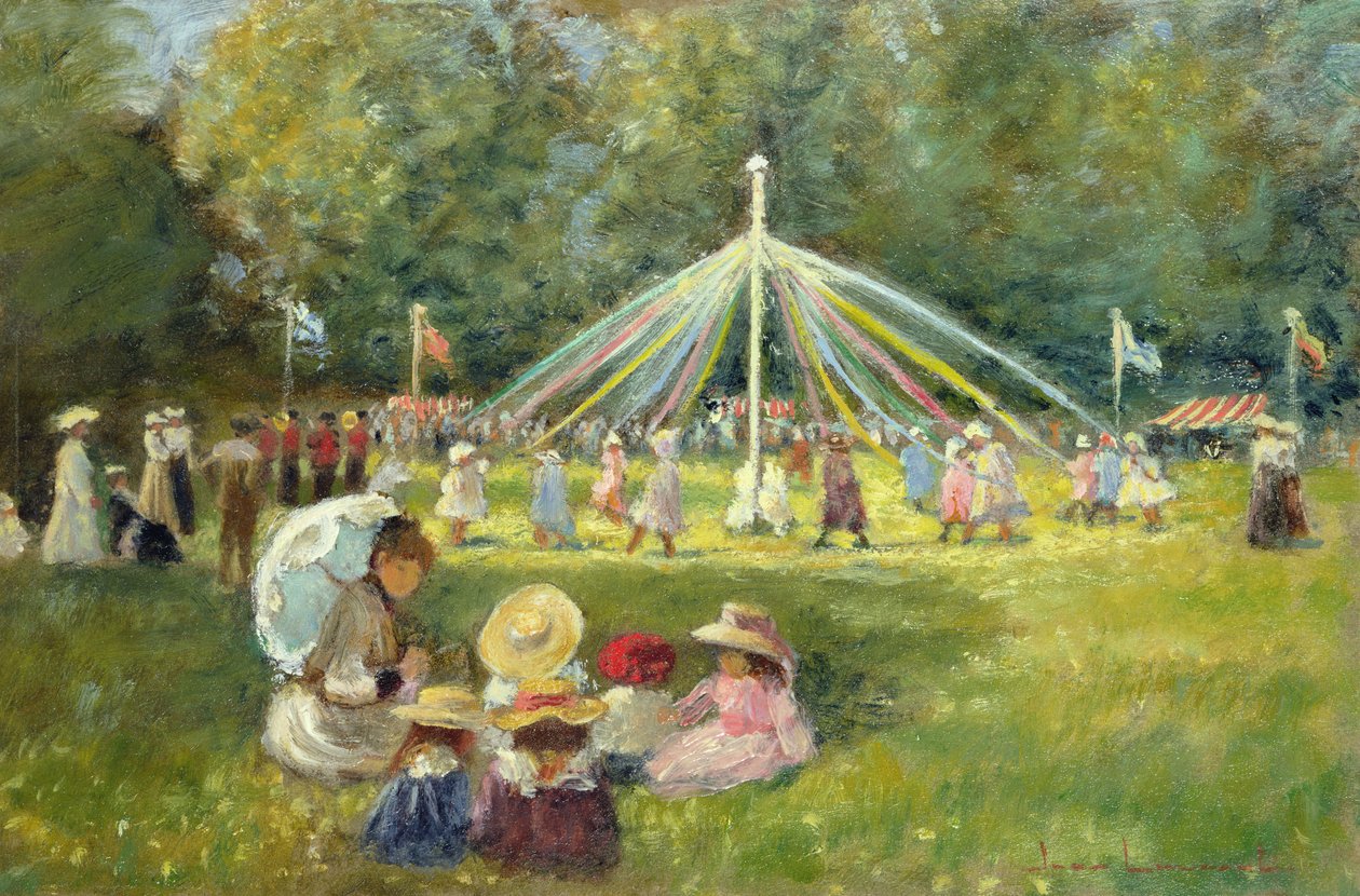 At the Fete (olej na plátně) od Jean Laurent