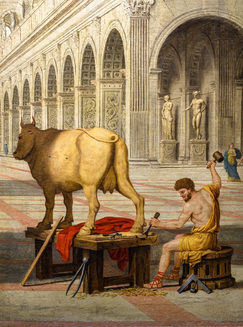 Daidalos a Pasiphaé od Jean Lemaire