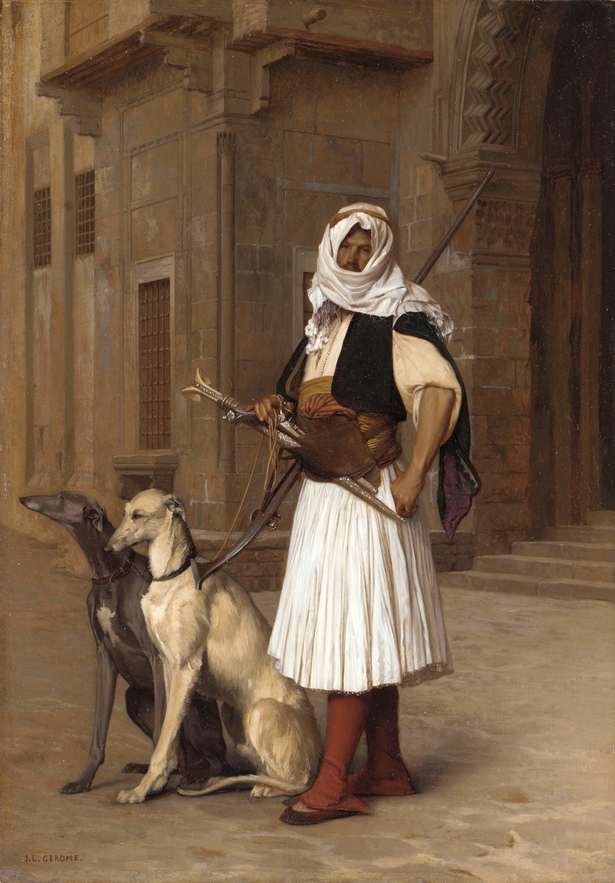 Anaute se dvěma vipety, 1867 od Jean Leon Gerome