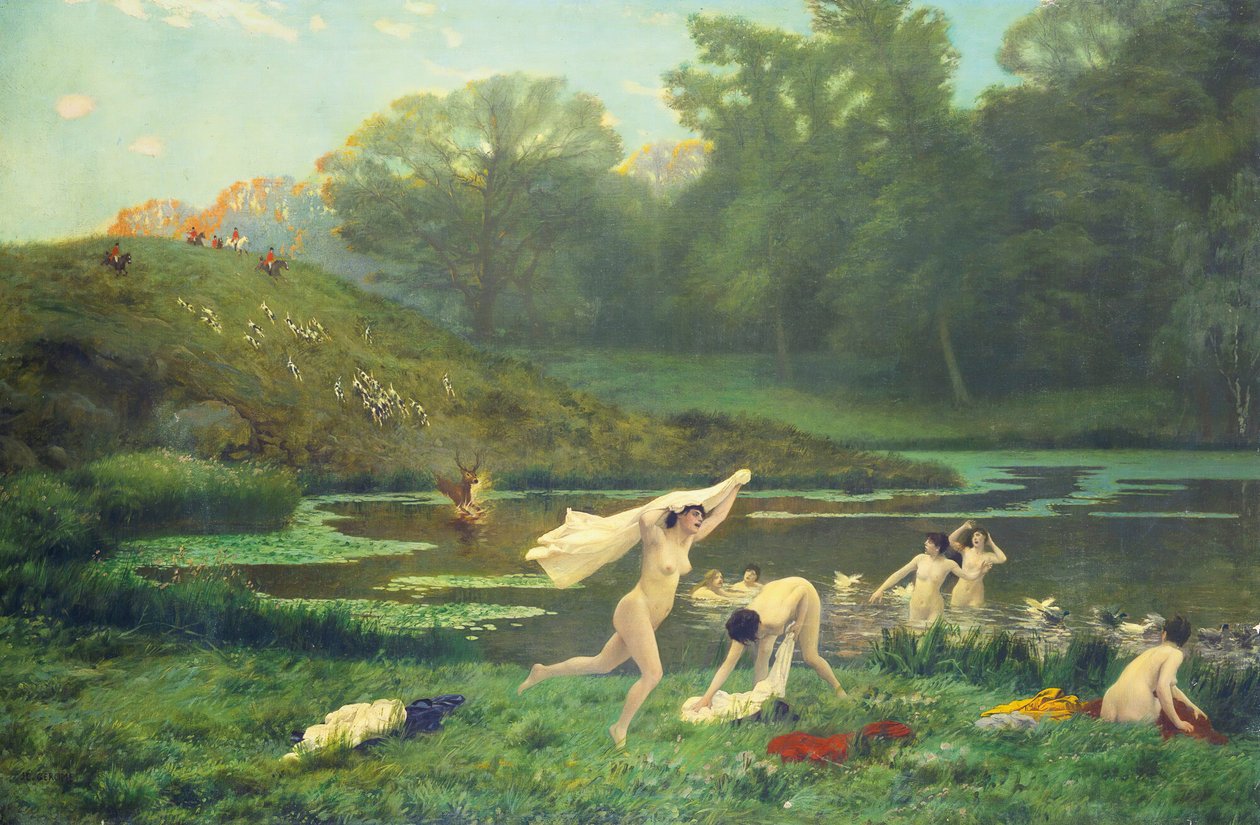 Diana a Actaeon od Jean Leon Gerome