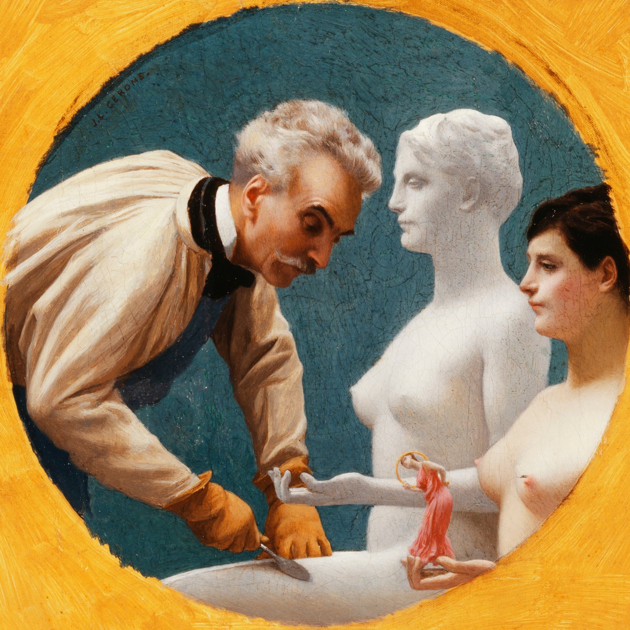Gerome a Tanagra, od Jean Leon Gerome