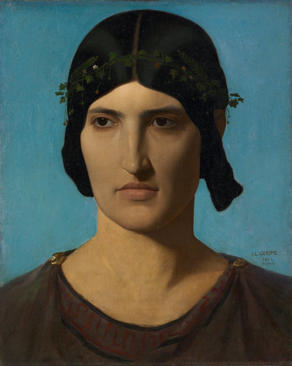 Hlava italské ženy, 1847-1860. od Jean Leon Gerome