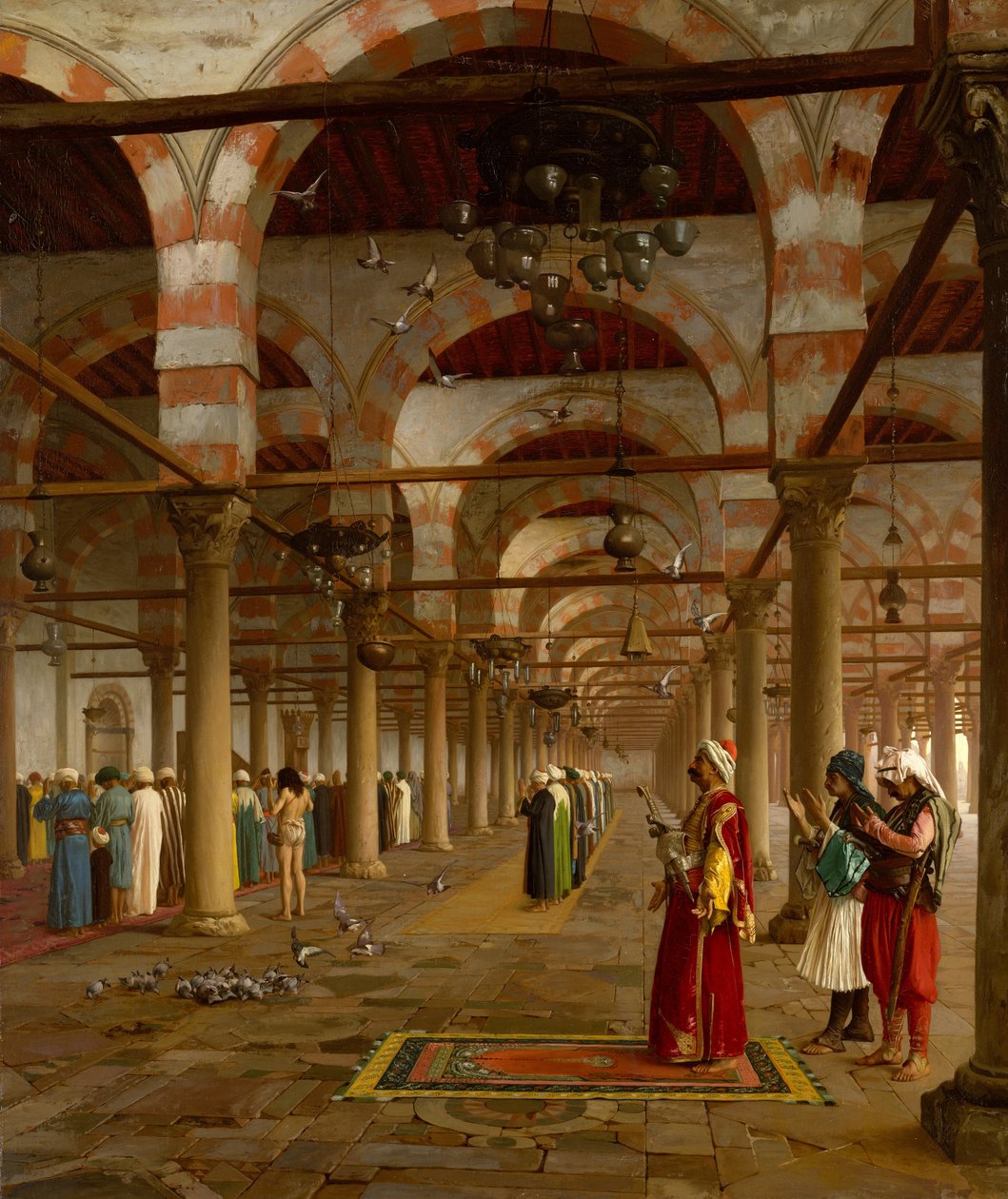 Modlitba v mešitě, 1871. od Jean Leon Gerome