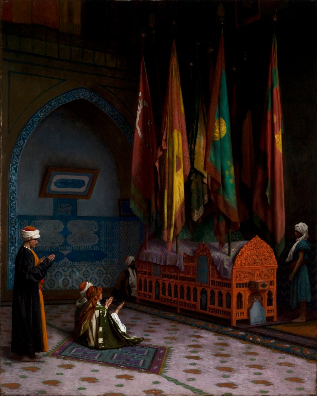 Strážce v sultánově hrobce od Jean Leon Gerome