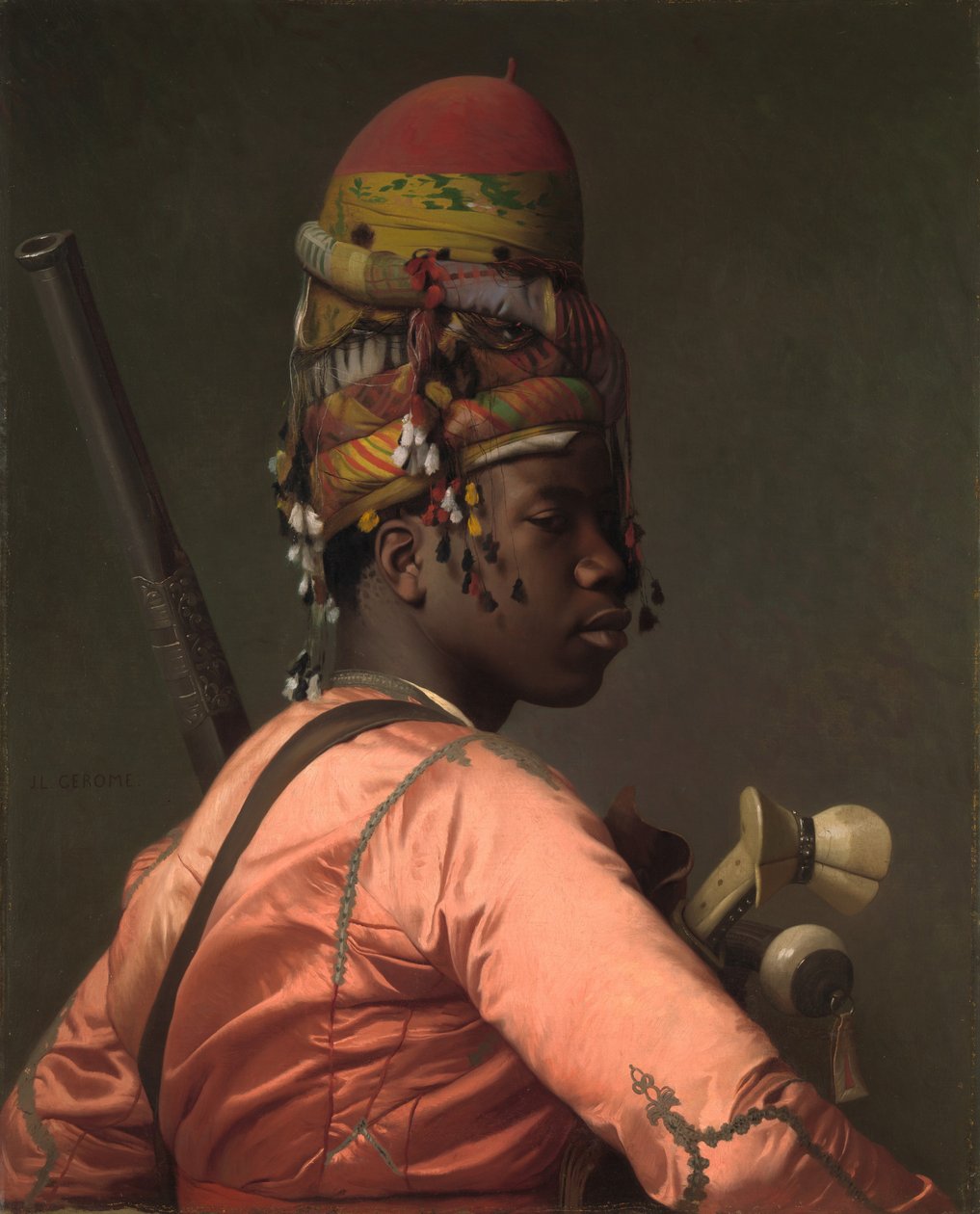 Černý Bashi-Bazouk od Jean Leon Gerome