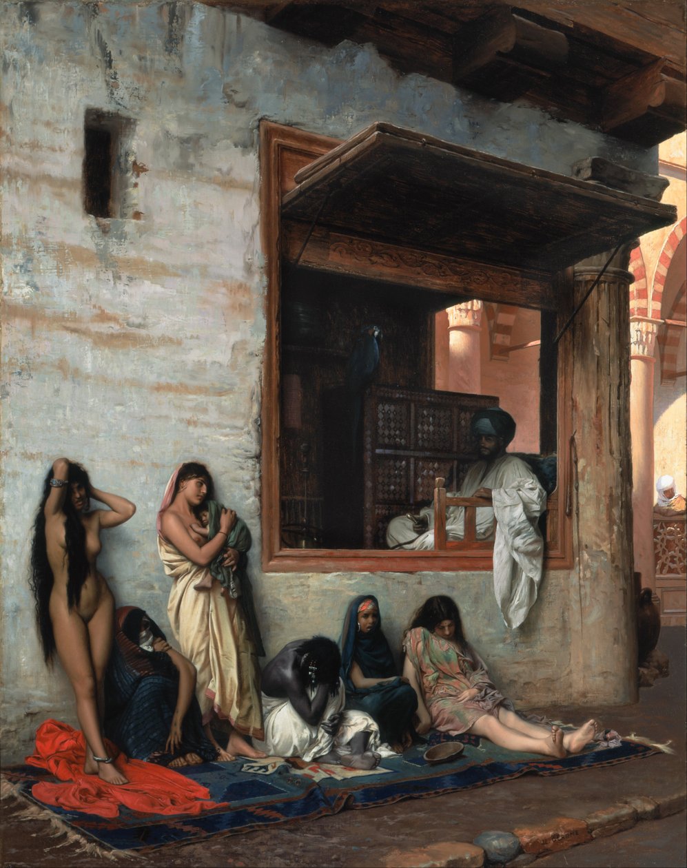 Trh s otroky od Jean Leon Gerome