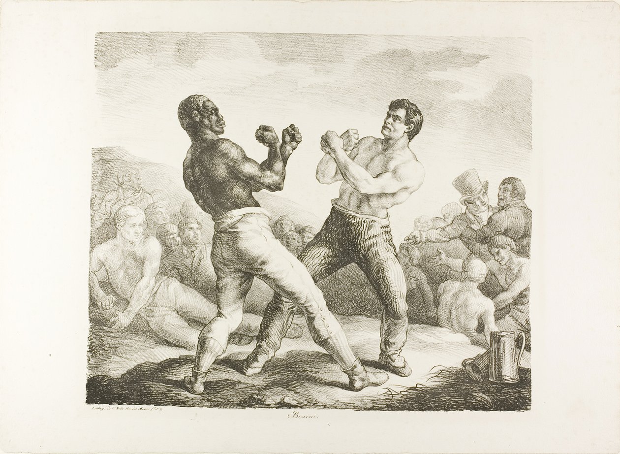 Boxeři od Jean Louis André Théodore Géricault