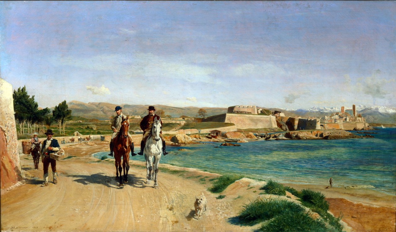 Antibes Jízda na koni od Jean Louis Ernest Meissonier