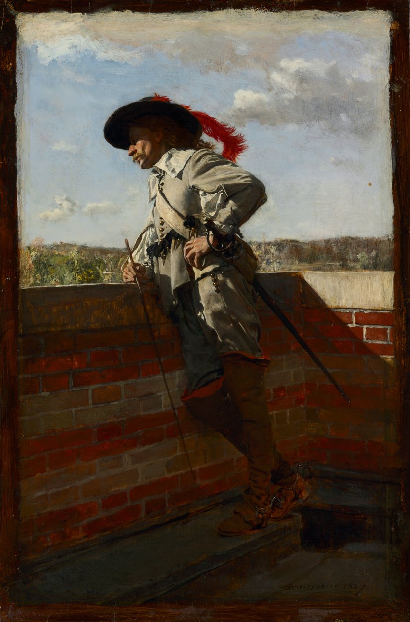 Na terase, 1867 od Jean Louis Ernest Meissonier