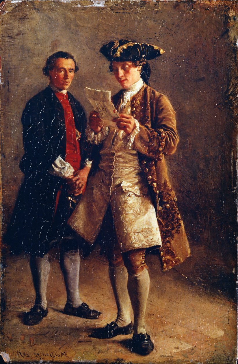 Reading a Letter, 1852 od Jean Louis Ernest Meissonier