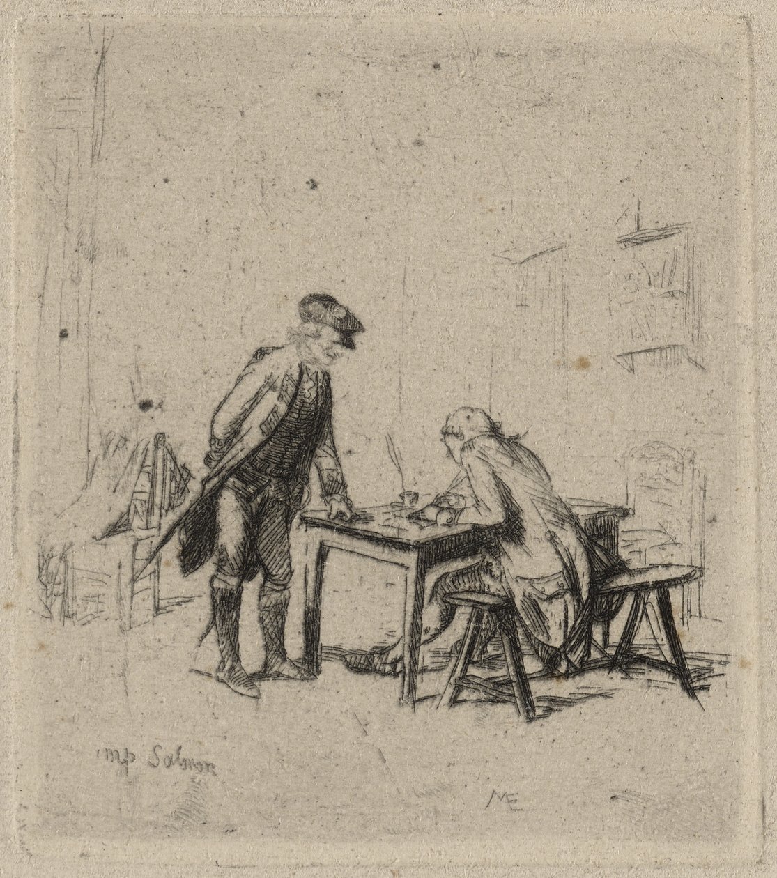 Nepojmenovaná od Jean Louis Ernest Meissonier