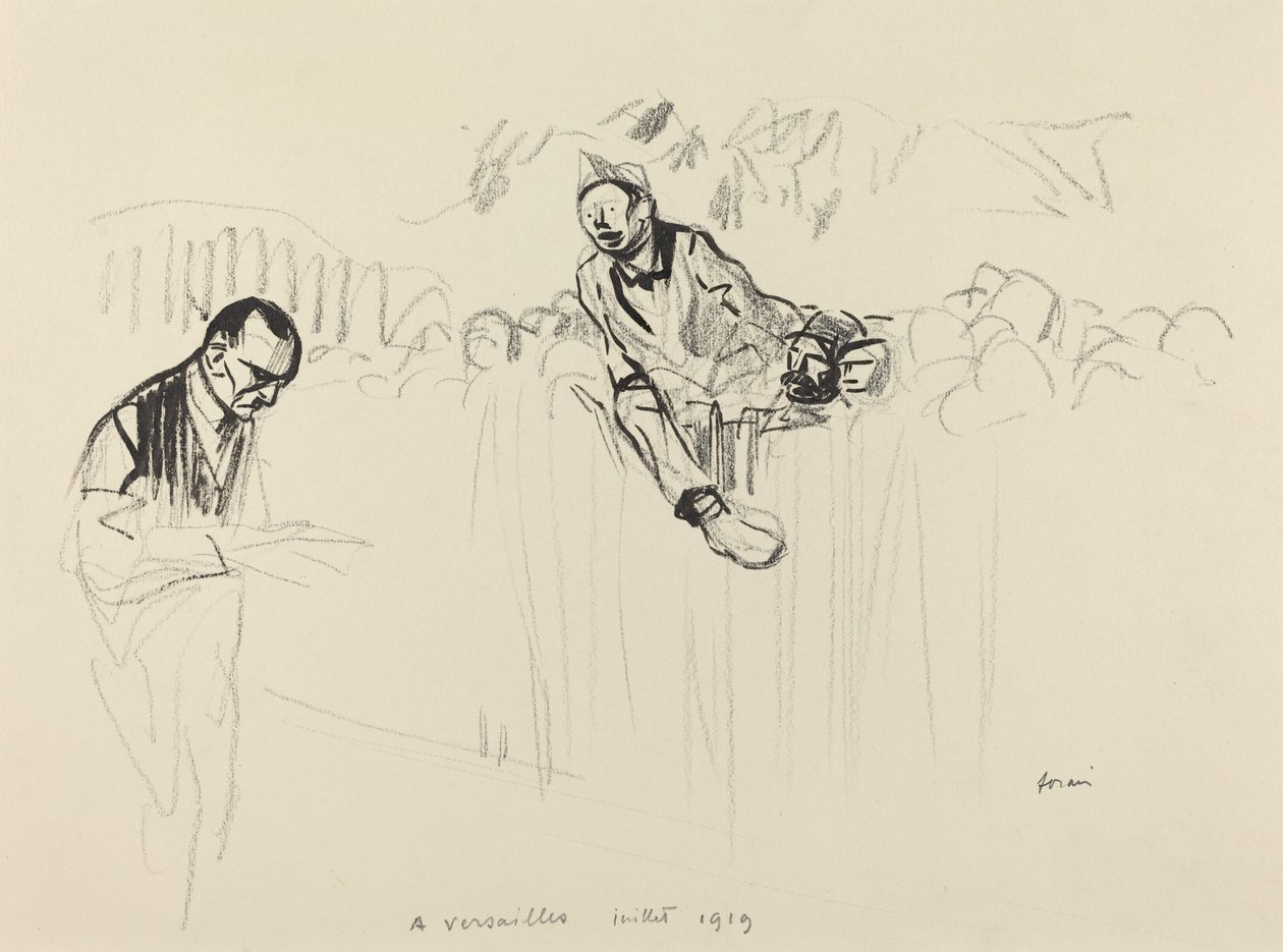 července 1919 ve Versailles od Jean Louis Forain