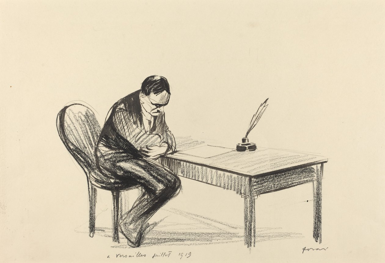 července 1919 ve Versailles od Jean Louis Forain