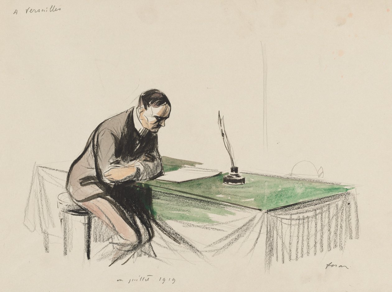 Ve Versailles, červenec 1919 od Jean Louis Forain