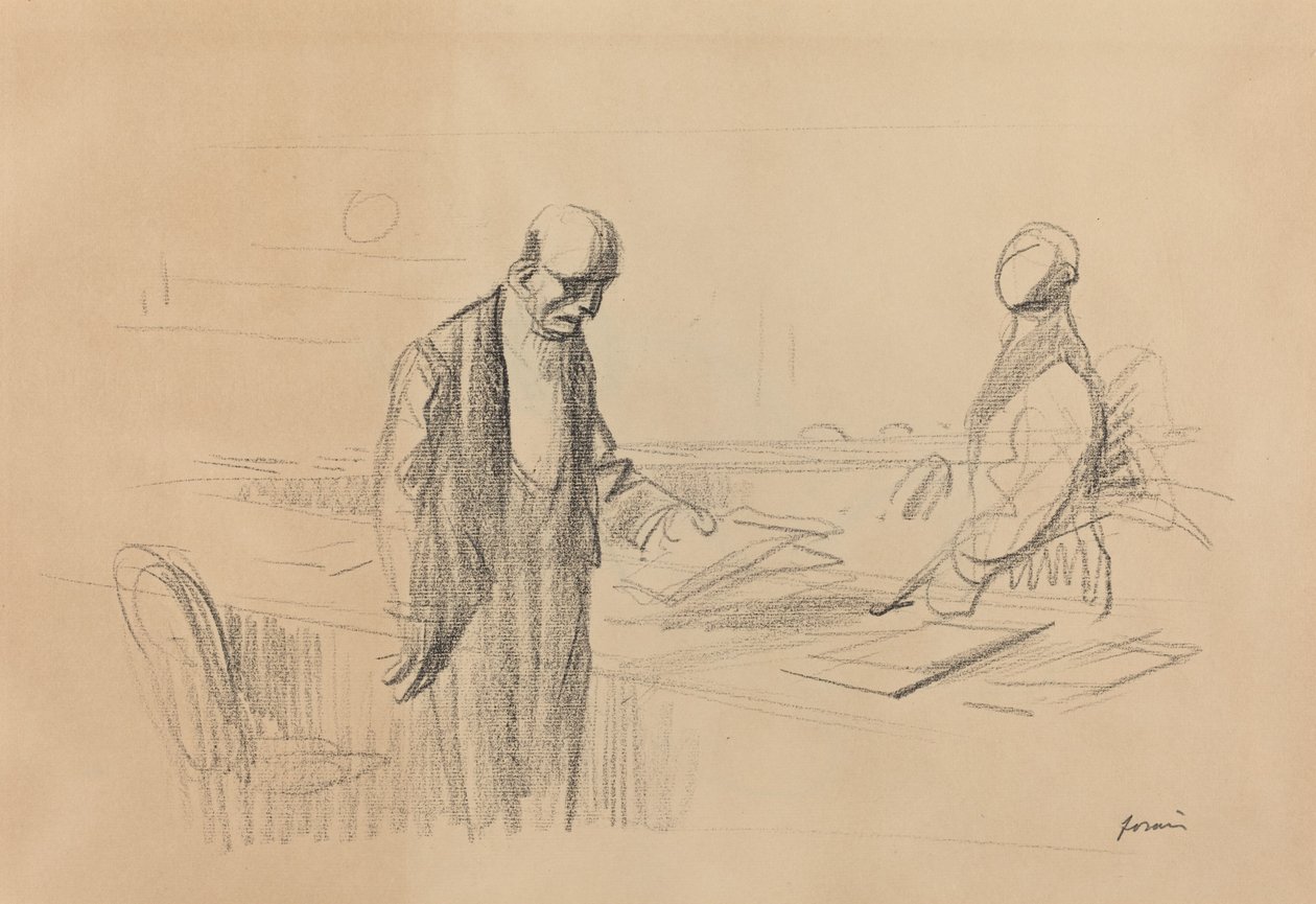 Na konferenci c. 1919. od Jean Louis Forain