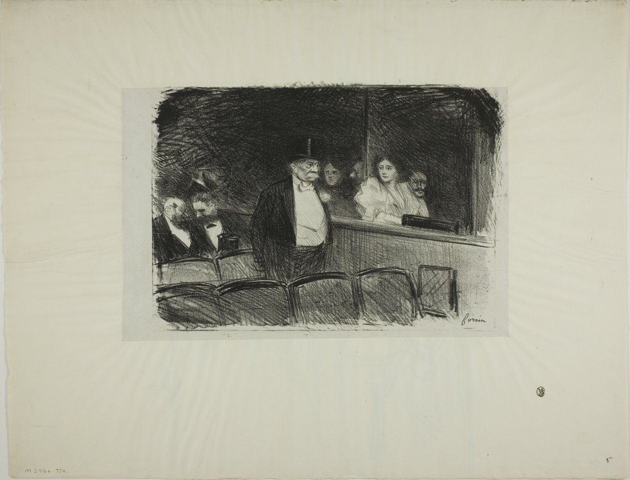 V Divadle od Jean Louis Forain