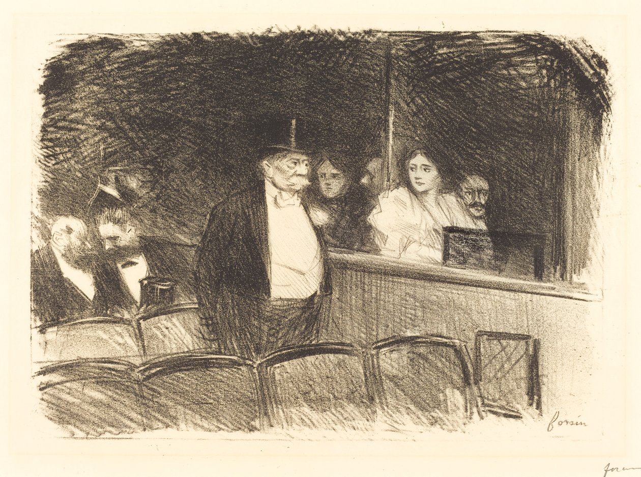 V divadle od Jean Louis Forain