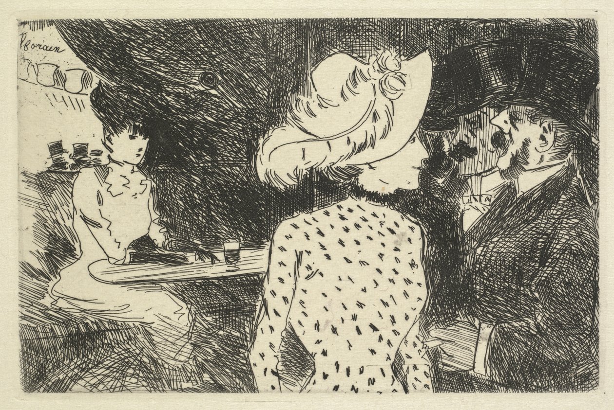 Cafe Scéna popisná, 1880-1886. od Jean Louis Forain