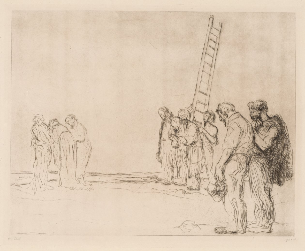 Kalvárie od Jean Louis Forain