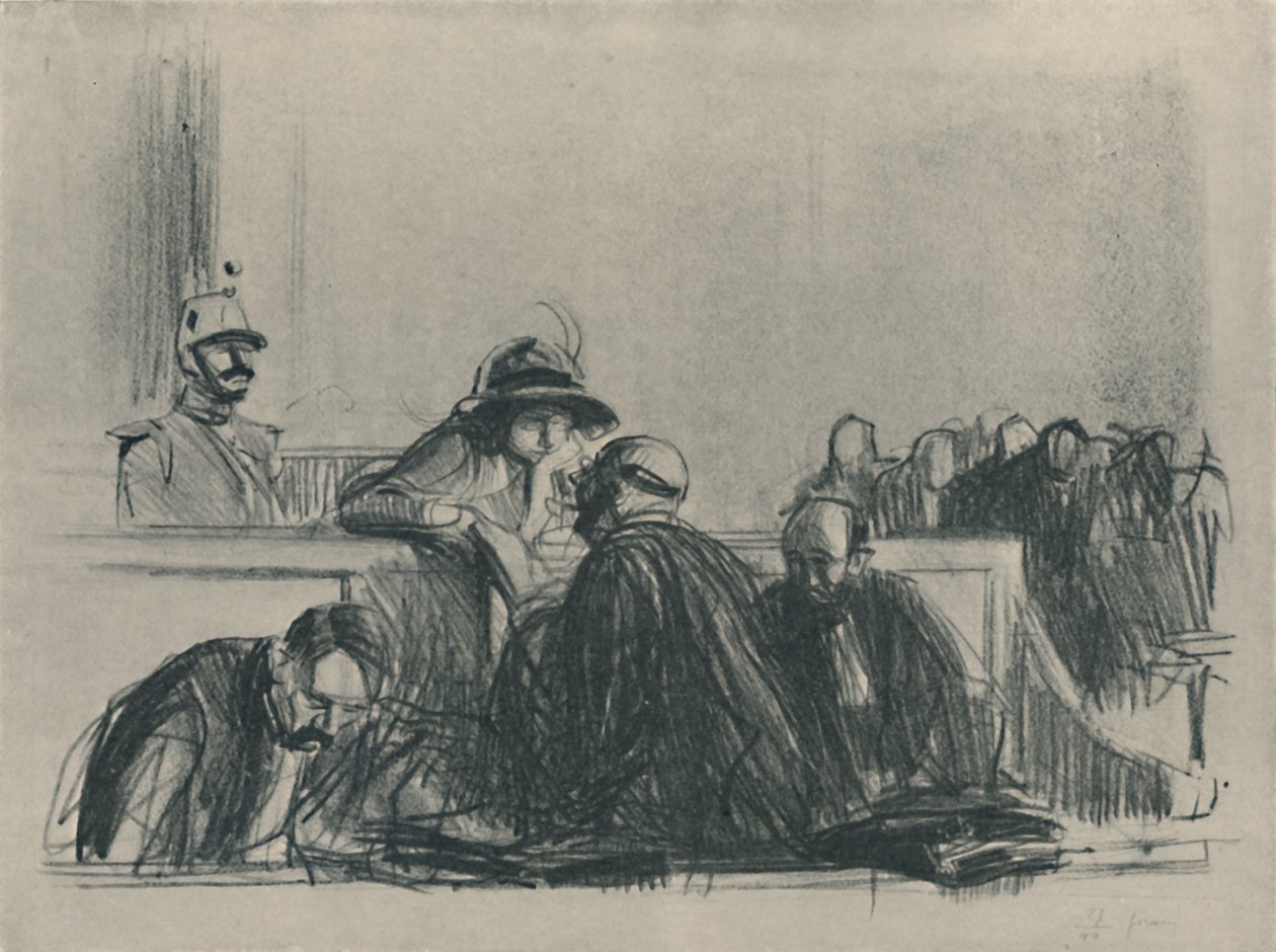 Právní rada, 1919 od Jean Louis Forain