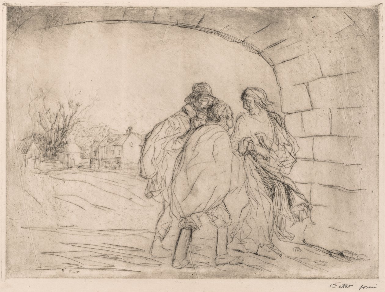 Setkání pod trezorem od Jean Louis Forain