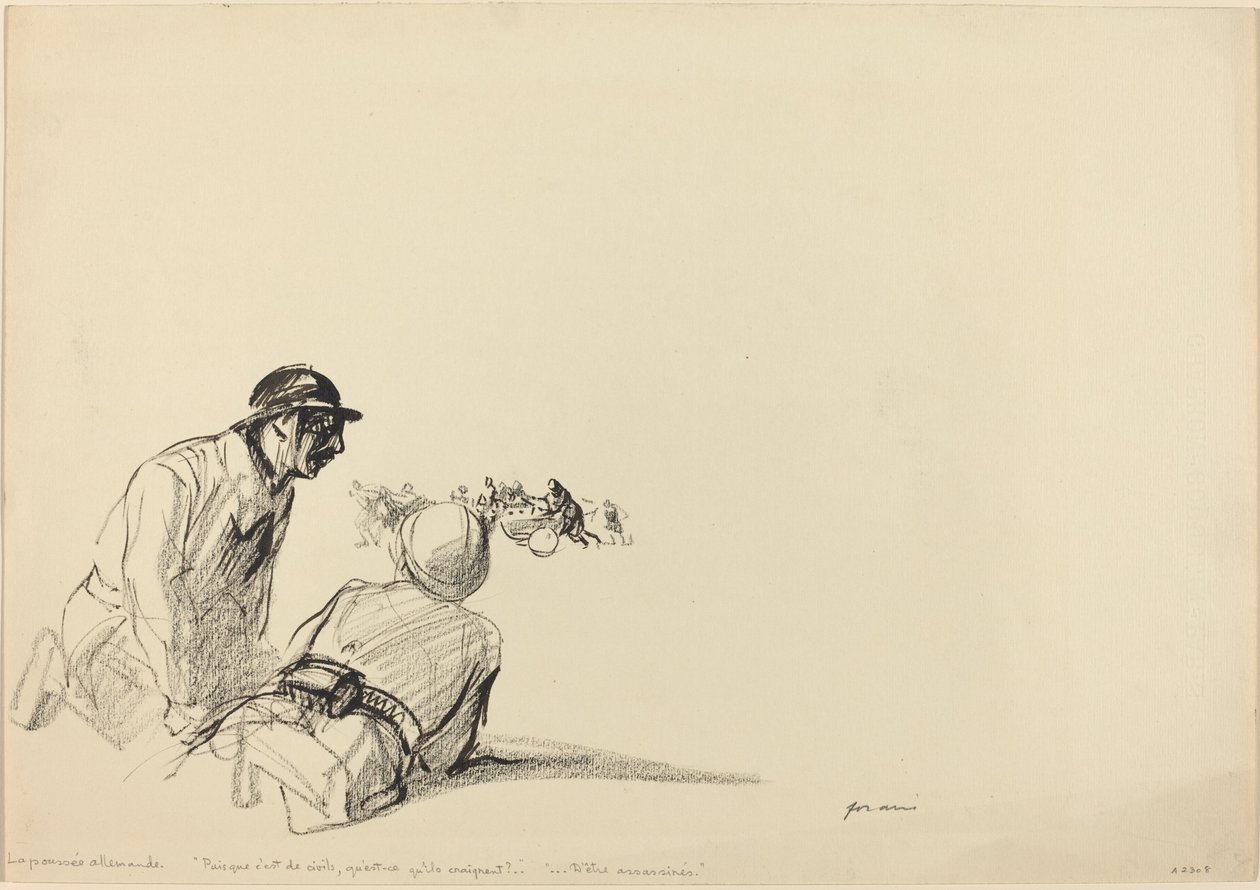 Německá záloha, c. 19141919. od Jean Louis Forain