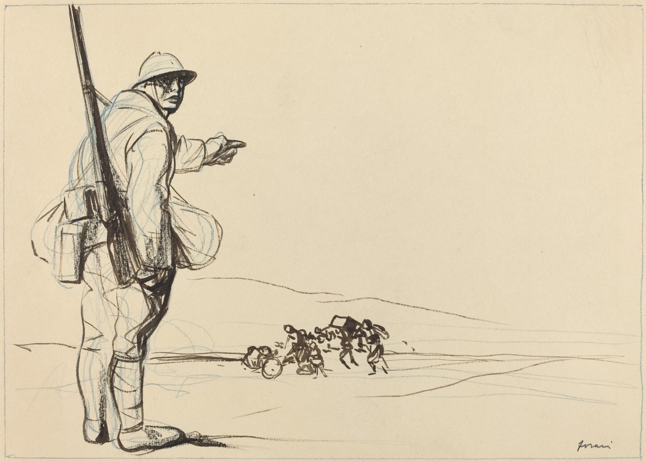 Německá záloha, c. 19141919. od Jean Louis Forain