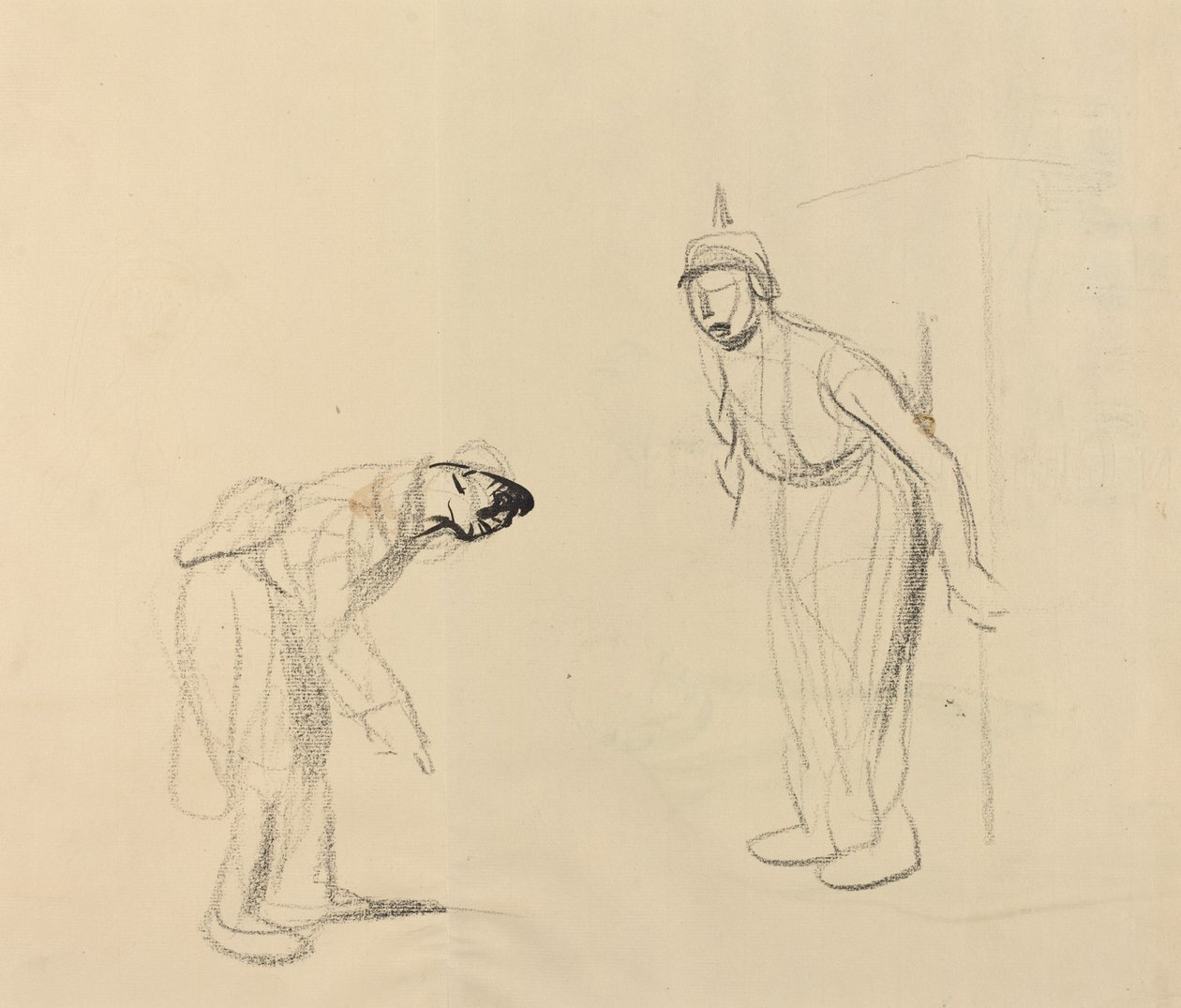 Skrytí "Louise" [verso] od Jean Louis Forain