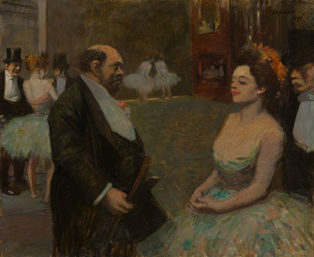 V křídlech od Jean Louis Forain