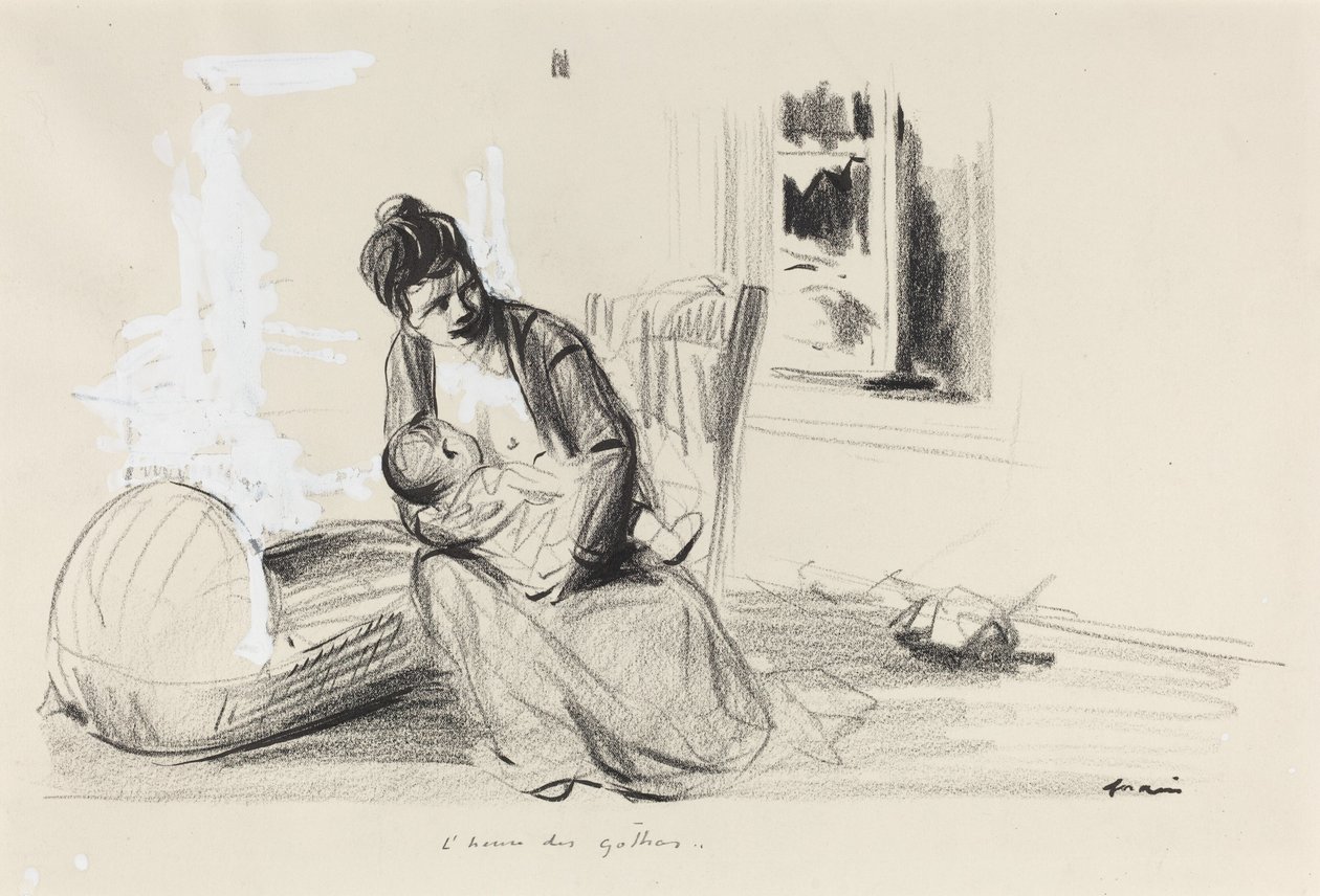 Hodina gothasů, c. 19141919. od Jean Louis Forain