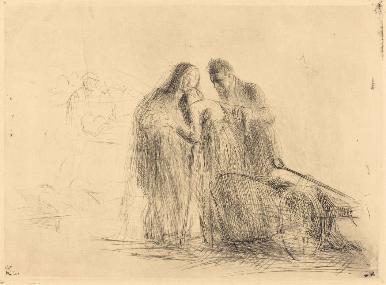 Lurdy, paralytický (druhá deska) od Jean Louis Forain