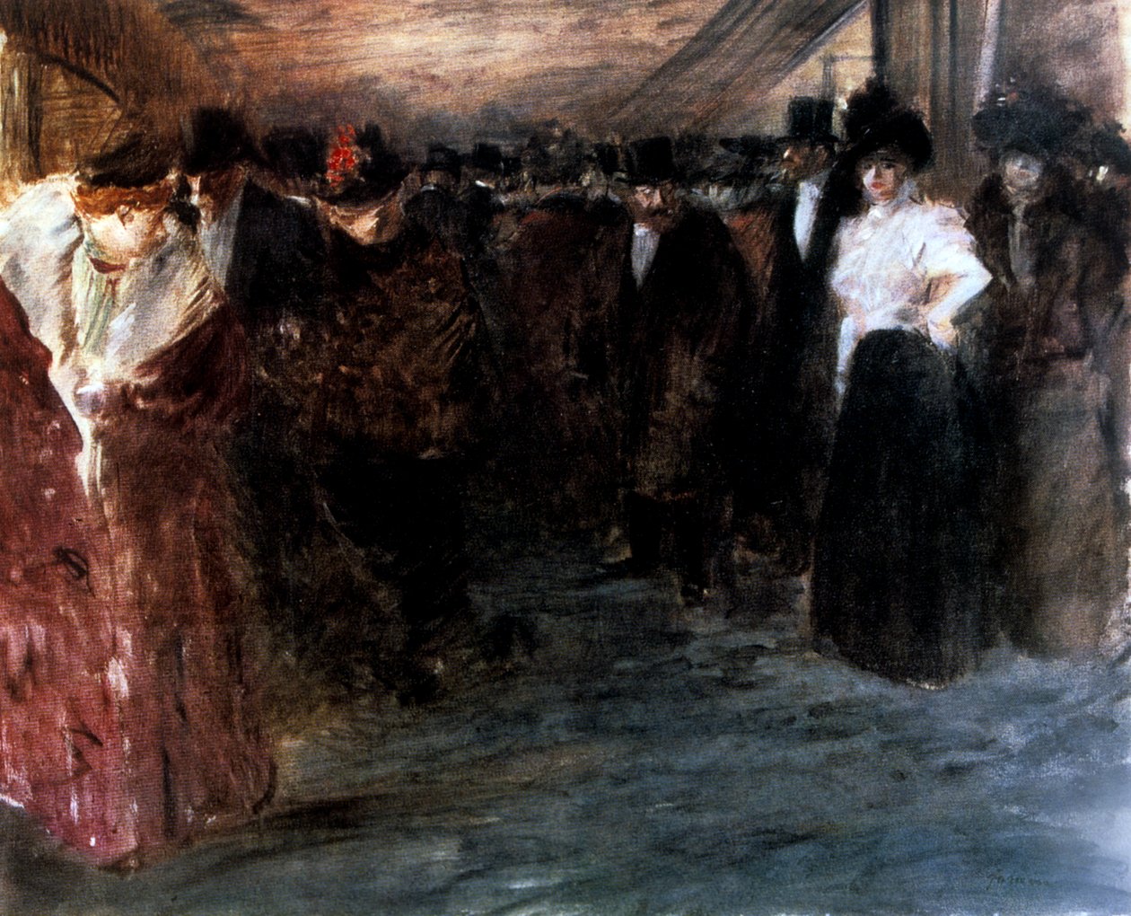 Hudební síň, 1895-1896 od Jean Louis Forain