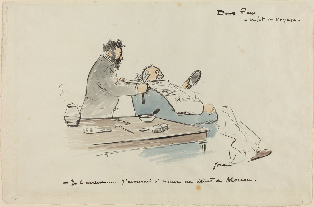 Cestovní projekt, c. 1897. od Jean Louis Forain