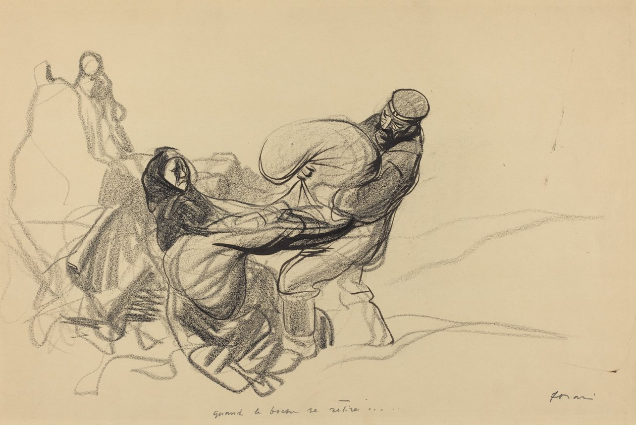 Když se Boche stáhne... od Jean Louis Forain