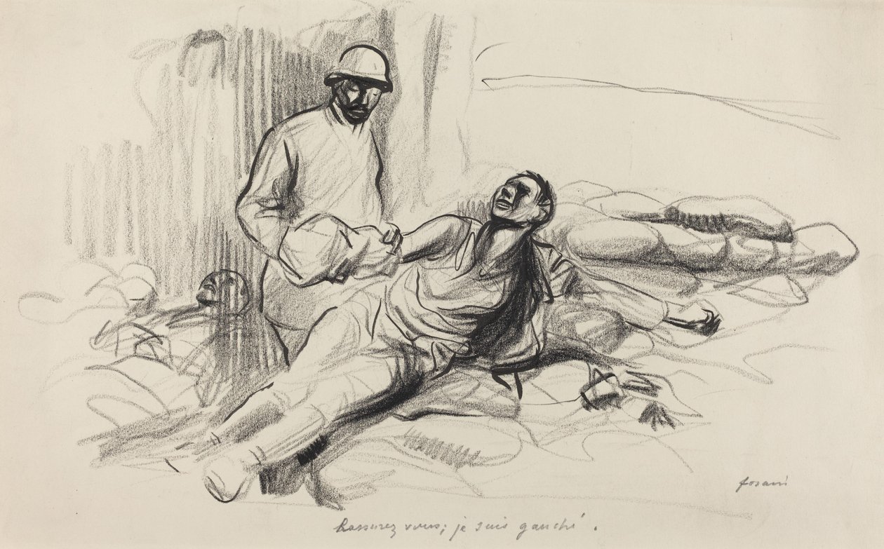 buďte ujištěni; jsem vlevo. od Jean Louis Forain