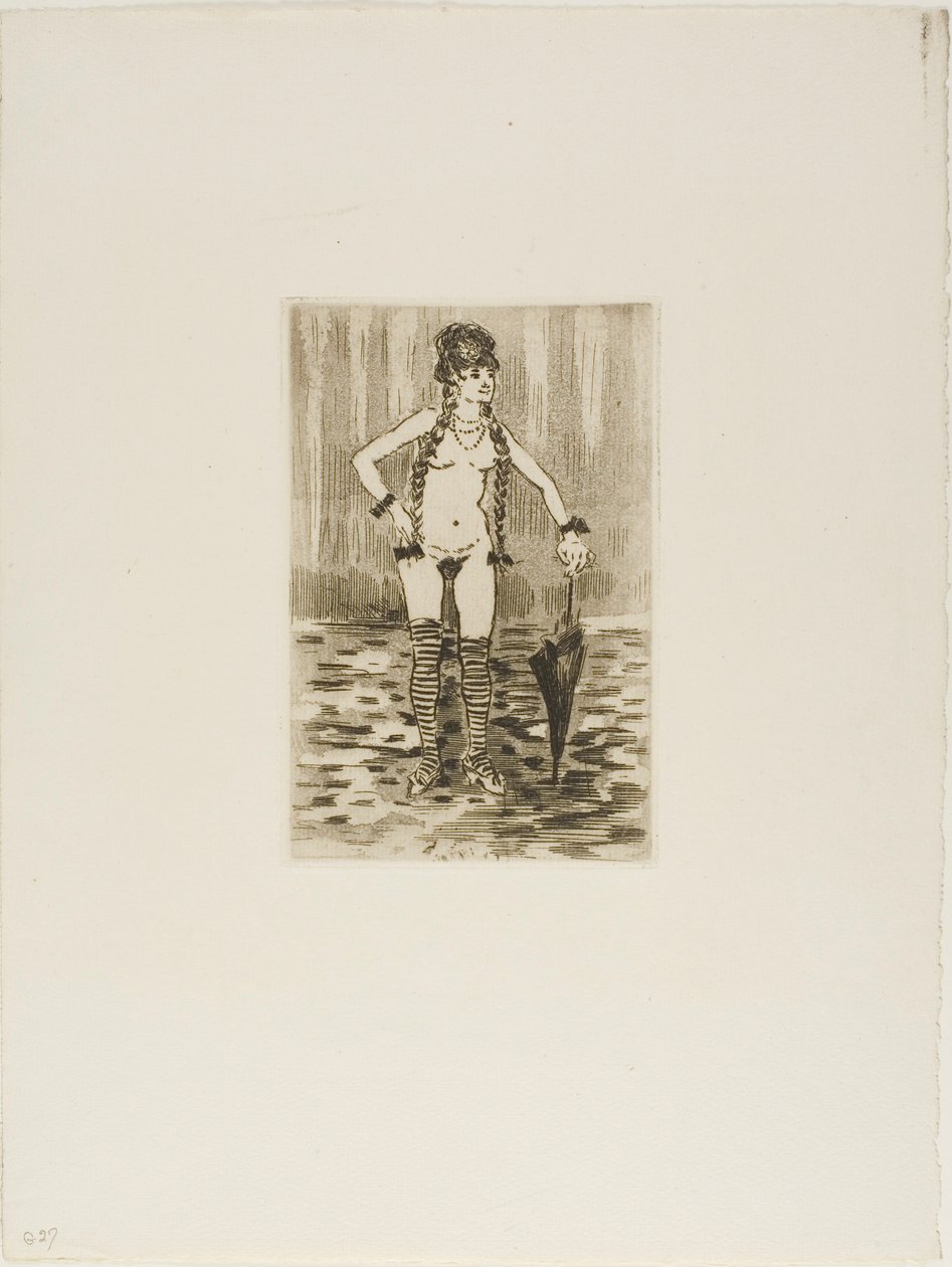 Odmítnutý frontispis pro Marthe od Jean Louis Forain